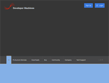 Tablet Screenshot of devmachines.com
